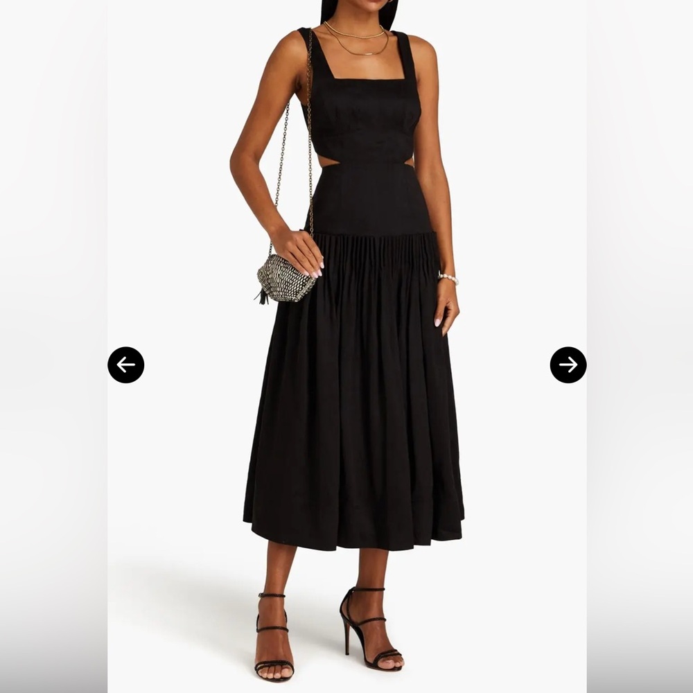 Aje Elegant Black Sleeveless Dress